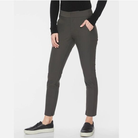Athleta Gray Stellar Trouser Pants Size 2P - Picture 2 of 13